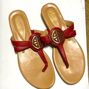 Kim Rogers women size 8 slip on flats